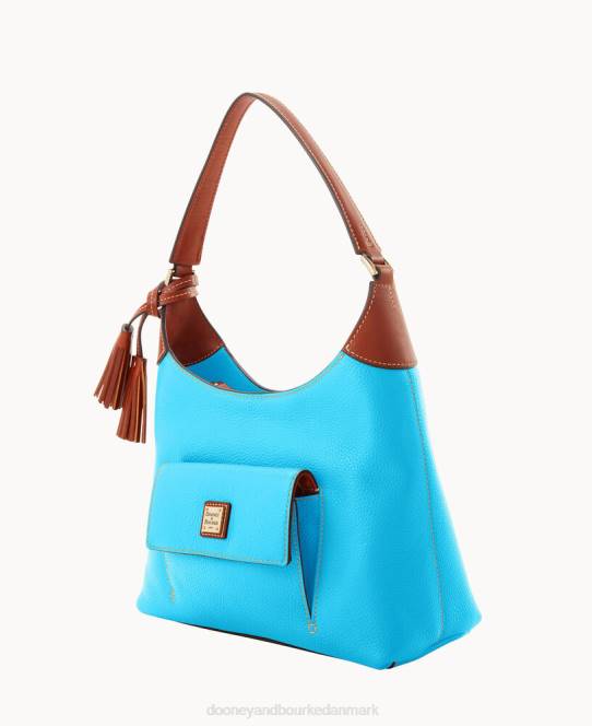 Dooney & Bourke småsten korn lille hobo JV0J3661 poser Himmelblå