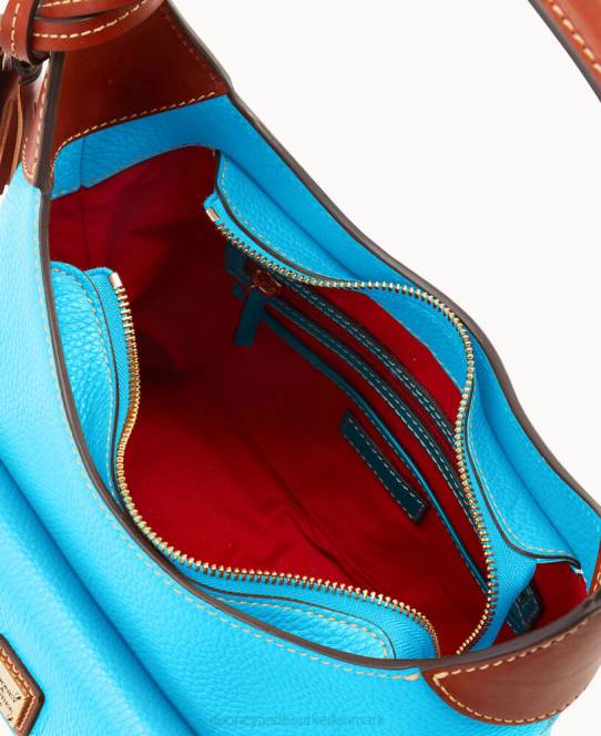 Dooney & Bourke småsten korn lille hobo JV0J3661 poser Himmelblå