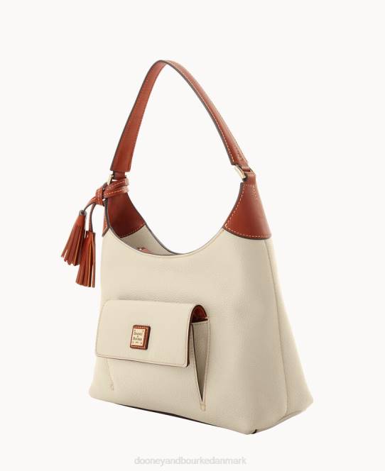 Dooney & Bourke småsten korn lille hobo JV0J3663 poser hvid