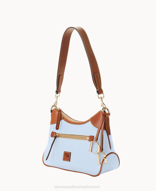 Dooney & Bourke småsten korn lille hobo JV0J3696 poser gletsjerblå