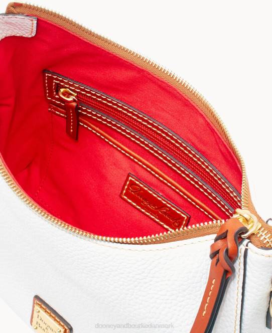 Dooney & Bourke småsten korn lille kiley hobo JV0J3642 poser hvid