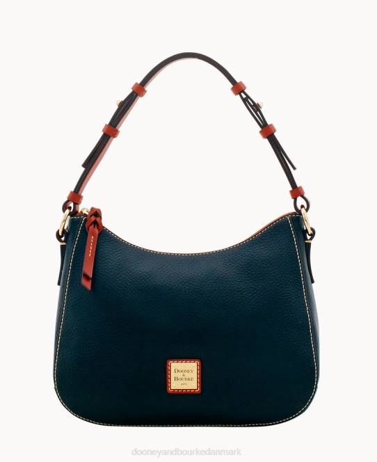 Dooney & Bourke småsten korn lille kiley hobo JV0J3645 poser sort