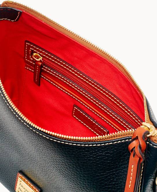 Dooney & Bourke småsten korn lille kiley hobo JV0J3645 poser sort