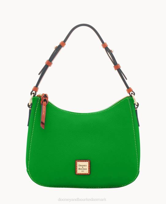 Dooney & Bourke småsten korn lille kiley hobo JV0J3646 poser kelly grøn