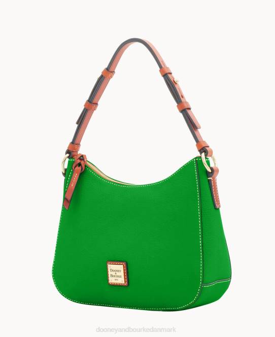 Dooney & Bourke småsten korn lille kiley hobo JV0J3646 poser kelly grøn