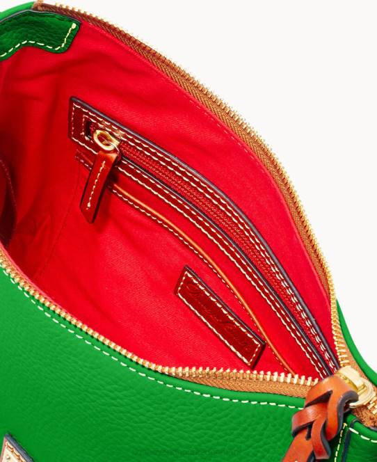 Dooney & Bourke småsten korn lille kiley hobo JV0J3646 poser kelly grøn