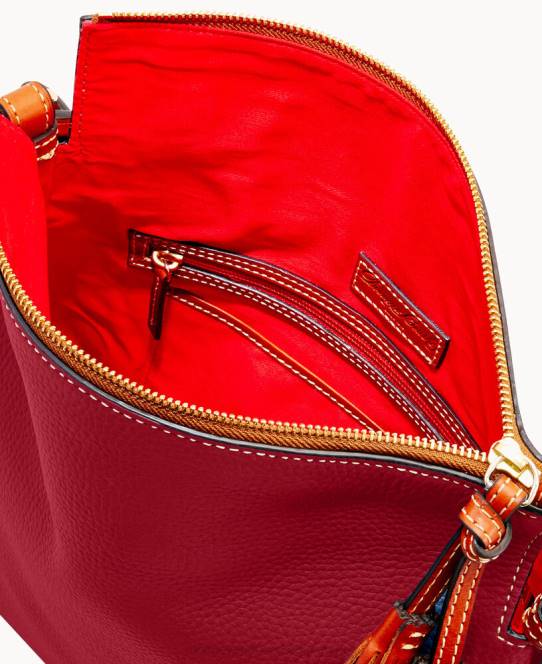 Dooney & Bourke småsten korn twist strop hobo JV0J3127 poser vin