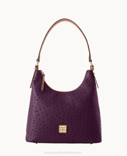 Dooney & Bourke struds hobo JV0J3039 poser blomme vin