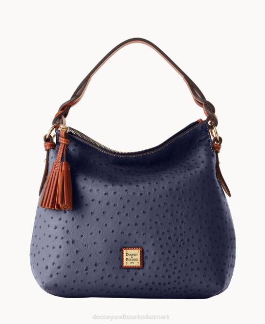 Dooney & Bourke struds snoet strop hobo JV0J2928 poser stål blå