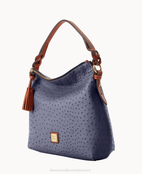 Dooney & Bourke struds snoet strop hobo JV0J2928 poser stål blå