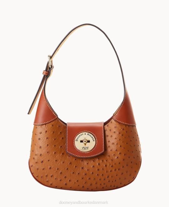 Dooney & Bourke struds turnlock hobo 26 JV0J3851 poser karamel