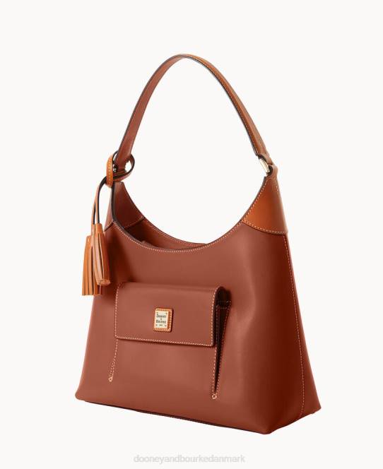 Dooney & Bourke wexford læder lille hobo JV0J3755 poser naturlig