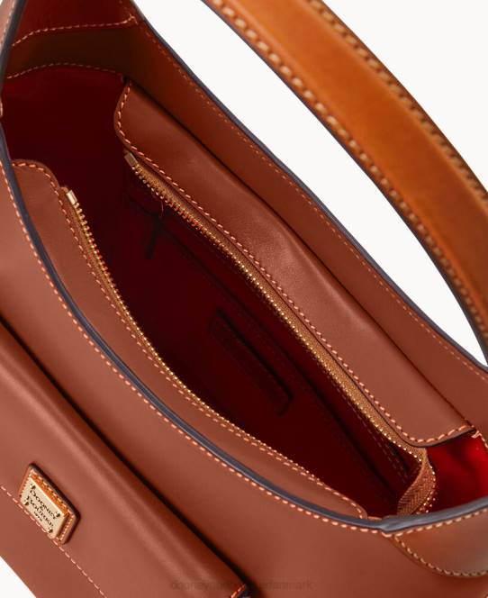 Dooney & Bourke wexford læder lille hobo JV0J3755 poser naturlig