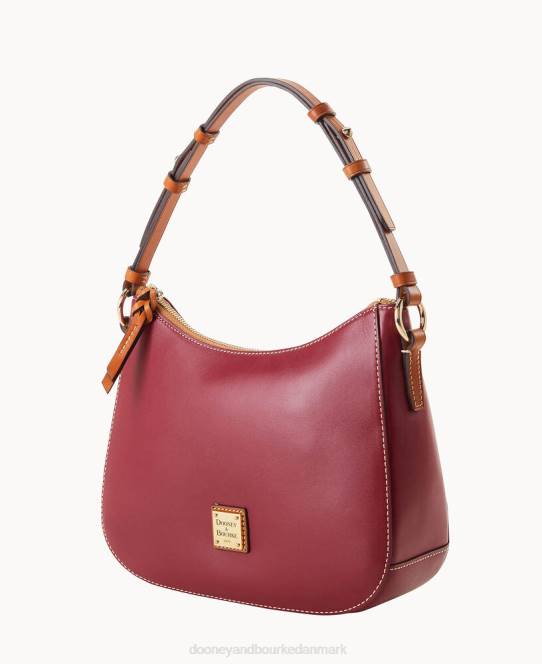 Dooney & Bourke wexford læder lille kiley hobo JV0J3577 poser morbær