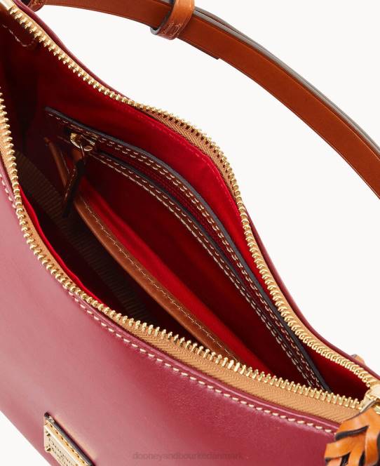 Dooney & Bourke wexford læder lille kiley hobo JV0J3577 poser morbær
