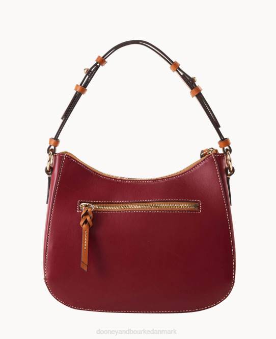 Dooney & Bourke wexford læder lille kiley hobo JV0J3577 poser morbær