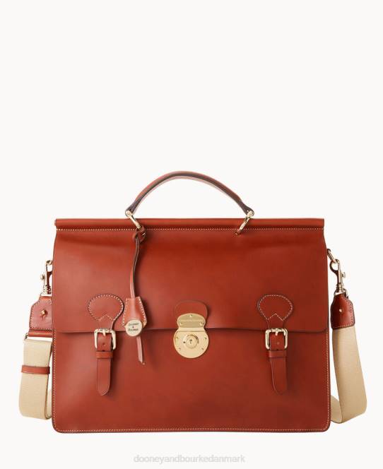Dooney & Bourke alto dokumentmappe med dobbelt kilespænde JV0J3999 poser sadel