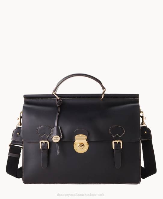 Dooney & Bourke alto dokumentmappe med dobbelt kilespænde JV0J4000 poser sort