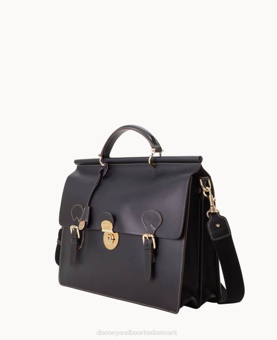 Dooney & Bourke alto dokumentmappe med dobbelt kilespænde JV0J4000 poser sort