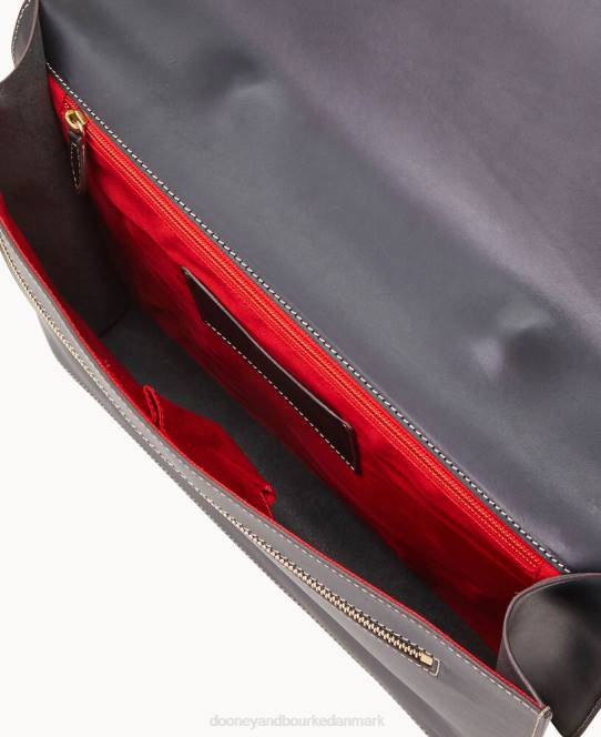 Dooney & Bourke alto lille kilemappe JV0J4002 poser sort