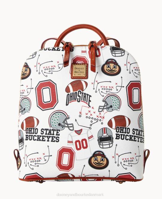 Dooney & Bourke Collegiate zip pod rygsæk JV0J3935 poser ohio stat