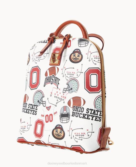 Dooney & Bourke Collegiate zip pod rygsæk JV0J3935 poser ohio stat