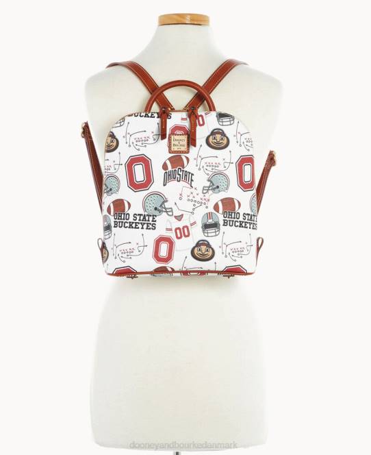 Dooney & Bourke Collegiate zip pod rygsæk JV0J3935 poser ohio stat