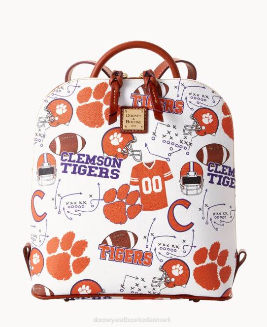 Dooney & Bourke Collegiate zip pod rygsæk JV0J3941 poser Clemson