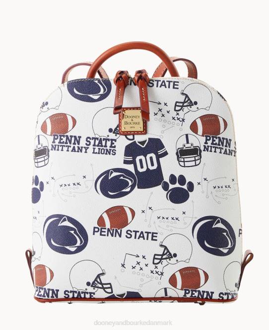 Dooney & Bourke Collegiate zip pod rygsæk JV0J3954 poser penn stat