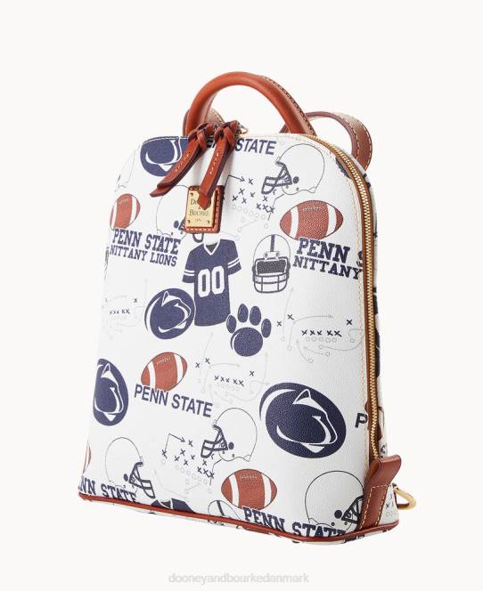 Dooney & Bourke Collegiate zip pod rygsæk JV0J3954 poser penn stat