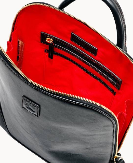 Dooney & Bourke florentinsk zip pod rygsæk JV0J3932 poser sort