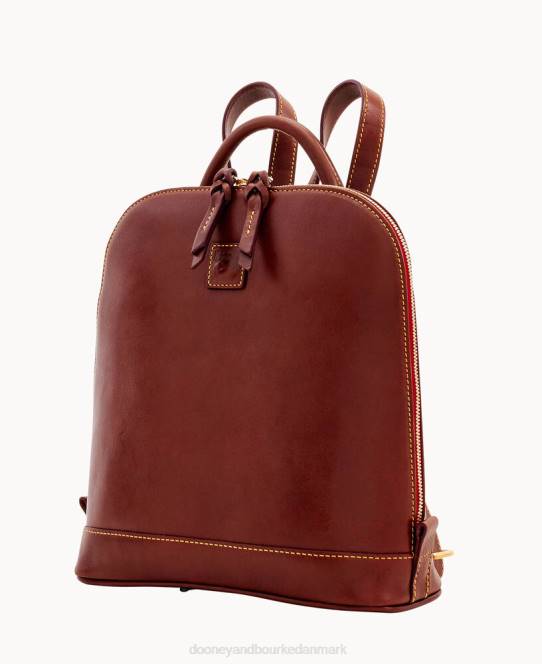 Dooney & Bourke florentinsk zip pod rygsæk JV0J3933 poser kastanje