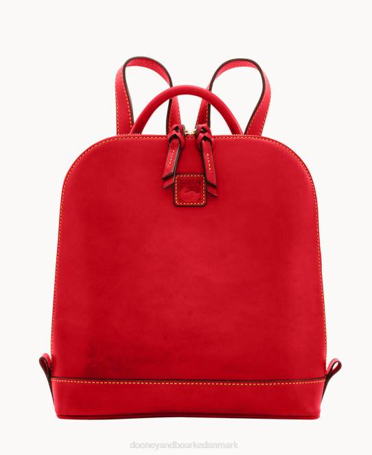 Dooney & Bourke florentinsk zip pod rygsæk JV0J3934 poser rød