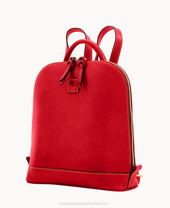 Dooney & Bourke florentinsk zip pod rygsæk JV0J3934 poser rød