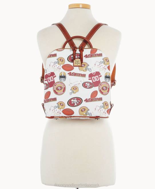 Dooney & Bourke nfl 49ers zip pod rygsæk JV0J3955 poser 49ers