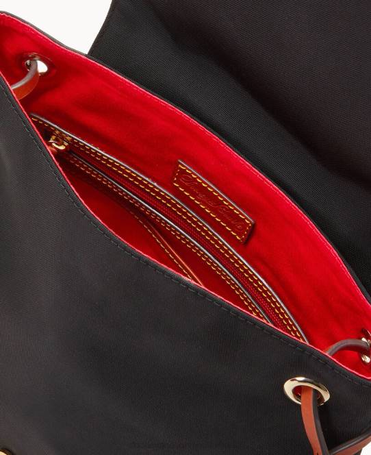 Dooney & Bourke nylon klap rygsæk JV0J3920 poser sort