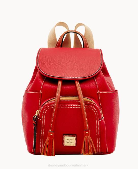 Dooney & Bourke pebble grain medium murphy rygsæk JV0J3951 poser rød