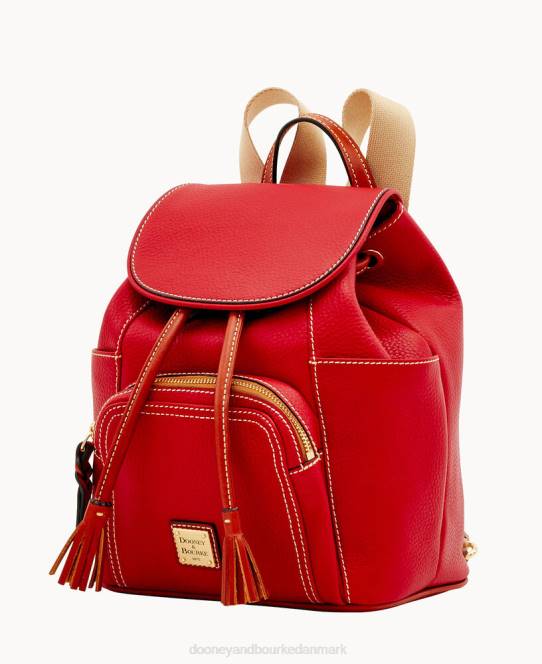 Dooney & Bourke pebble grain medium murphy rygsæk JV0J3951 poser rød