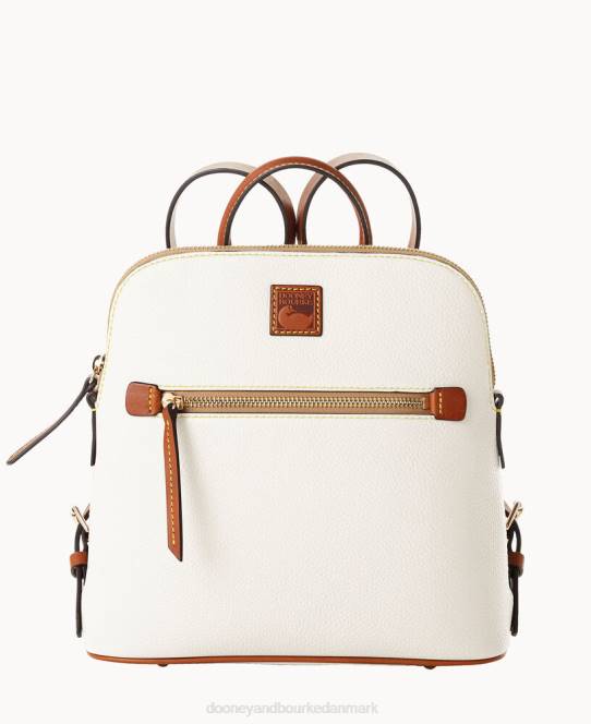 Dooney & Bourke pebble grain rygsæk JV0J3911 poser hvid