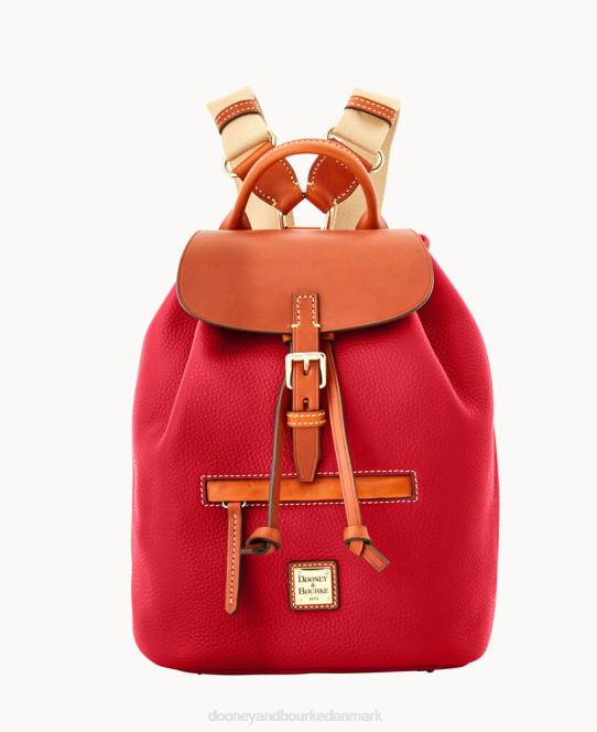 Dooney & Bourke pebble grain sm allie rygsæk JV0J3948 poser rød