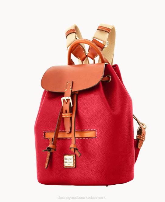 Dooney & Bourke pebble grain sm allie rygsæk JV0J3948 poser rød