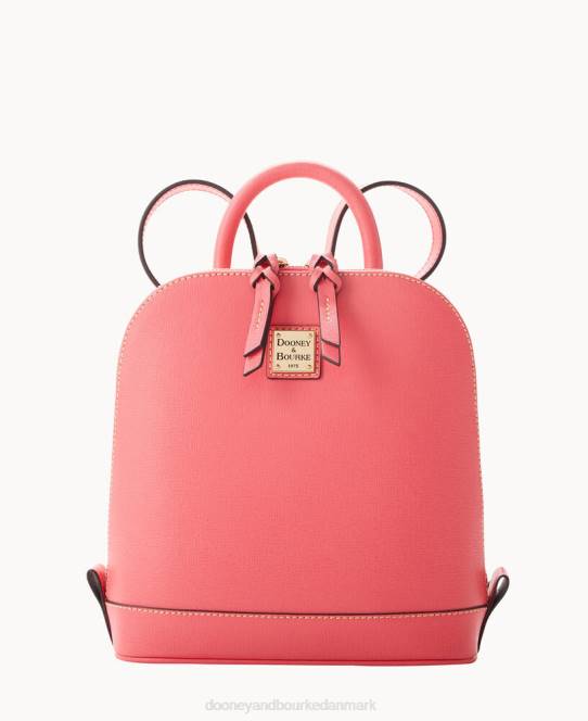 Dooney & Bourke saffiano lille rygsæk med lynlås JV0J3923 poser tyggegummi