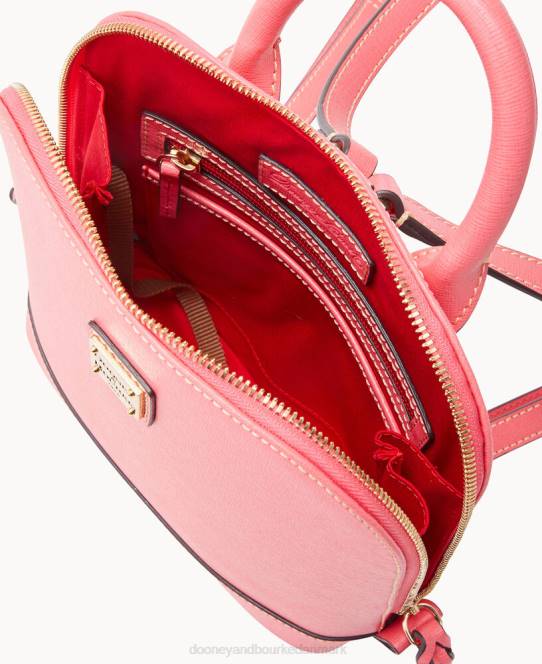 Dooney & Bourke saffiano lille rygsæk med lynlås JV0J3923 poser tyggegummi