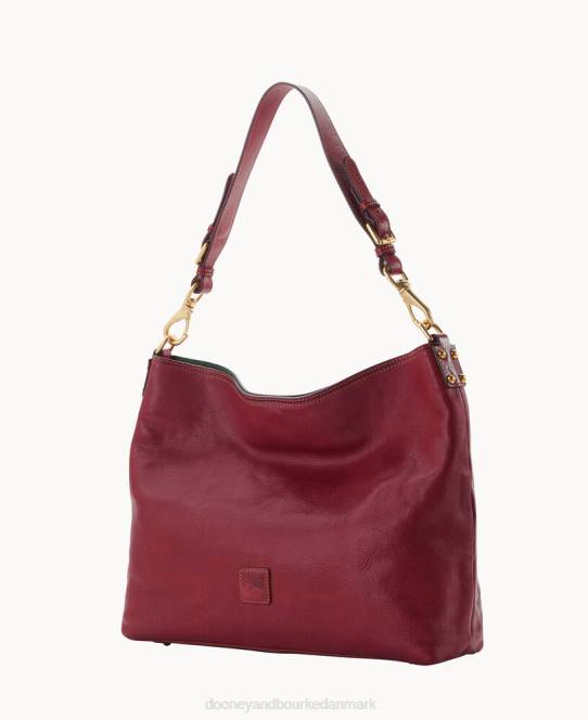 Dooney & Bourke florentinsk ekstra stor courtneysæk JV0J2976 poser bordeaux