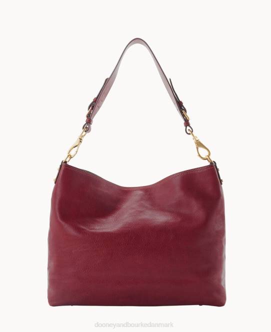 Dooney & Bourke florentinsk ekstra stor courtneysæk JV0J2976 poser bordeaux