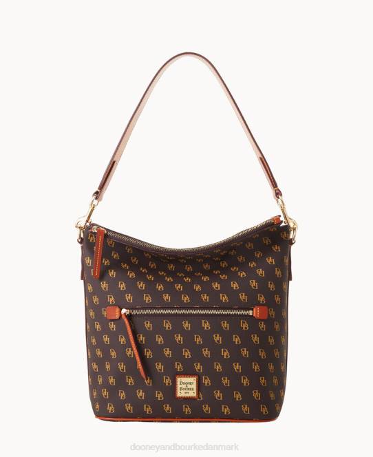 Dooney & Bourke gretta stor sæk JV0J2915 poser brun tmoro