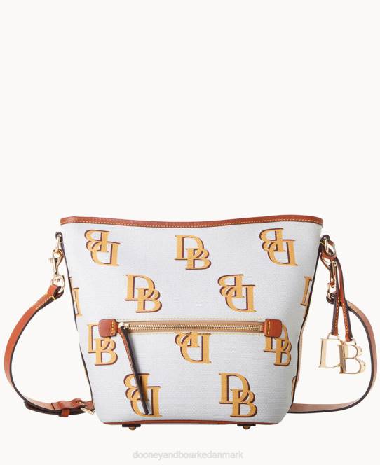 Dooney & Bourke monogram lynlås sæk JV0J3723 poser aske