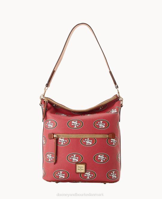 Dooney & Bourke nfl 49ers stor sæk JV0J3732 poser 49ers