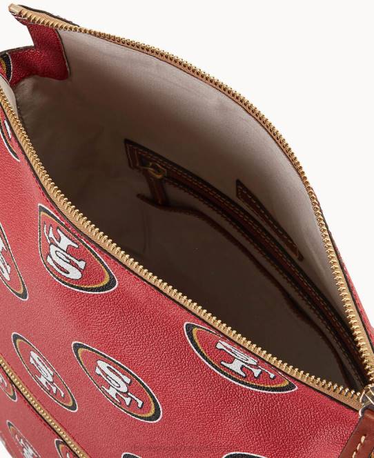 Dooney & Bourke nfl 49ers stor sæk JV0J3732 poser 49ers