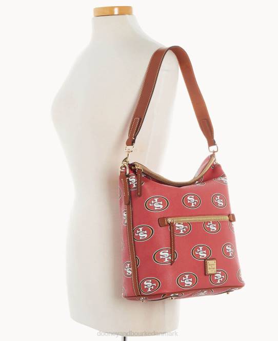 Dooney & Bourke nfl 49ers stor sæk JV0J3732 poser 49ers